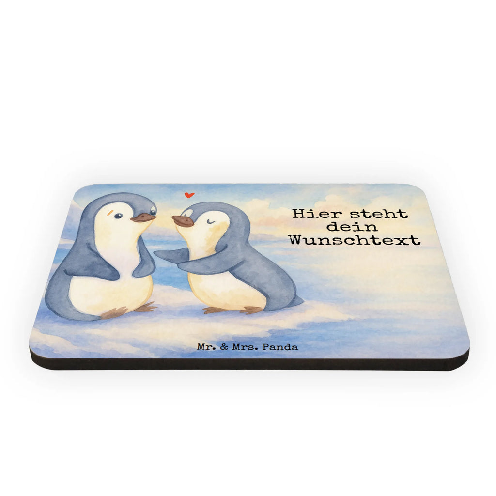 Personalizowany Magnes pingwiny pocieszyć Design Miłość, partner, przyjaciel, przyjaciółka, mąż, żona, wesele, zaręczyny, prośba o rękę, prezent miłosny, rocznica, dzień ślubu