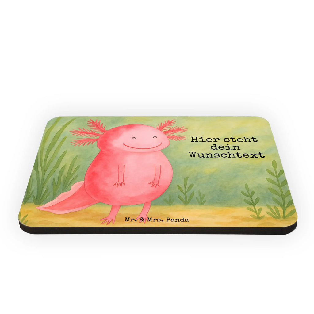 Personalized Magnet axolotl Happy Design Axolotl, Axelotl, marine animals, Mexican walking fish, salamander, amphibian, axolot, good mood, tail, axolotl, motivation