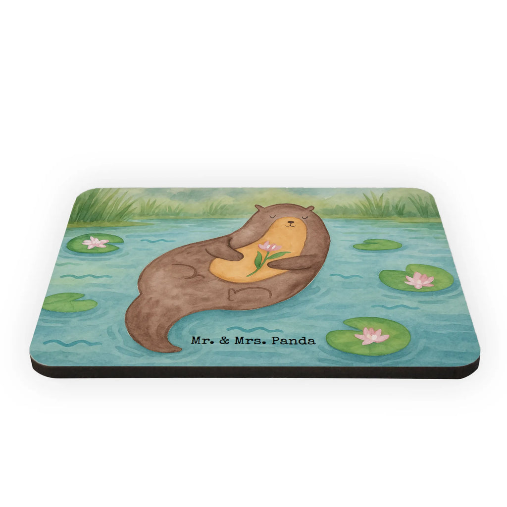 Magnet Otter Seerose Design Whiteboard Magnet, Pinnwandmagnet, Kühlschrankmagnet, Notiz Magnet, Motivmagnete, Kühlschrank Dekoration, Dekomagnet, Souvenir Magnet, Otter, Fischotter, Seeotter, Otter Seeotter See Otter
