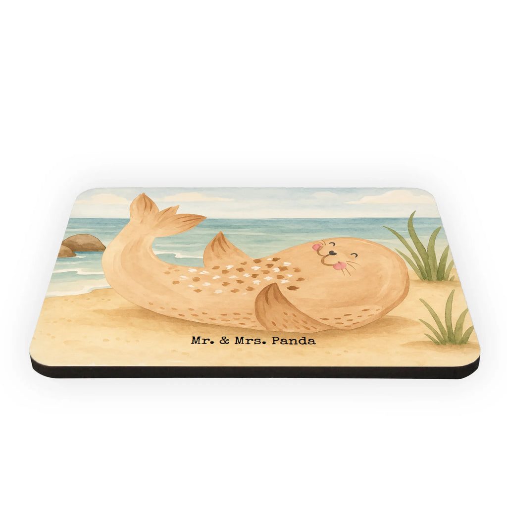 Magnet Robbe Liegen Design Kühlschrankmagnet, Souvenir Magnet, Notiz Magnet, Pinnwandmagnet, Whiteboard Magnet, Dekomagnet, Motivmagnete, Kühlschrank Dekoration, Tiermotive, Gute Laune, lustige Sprüche, Tiere, Seehund, Robbe, Lachen, Meerestier, Robben, Nordsee, Ostsee, Strand, Freude