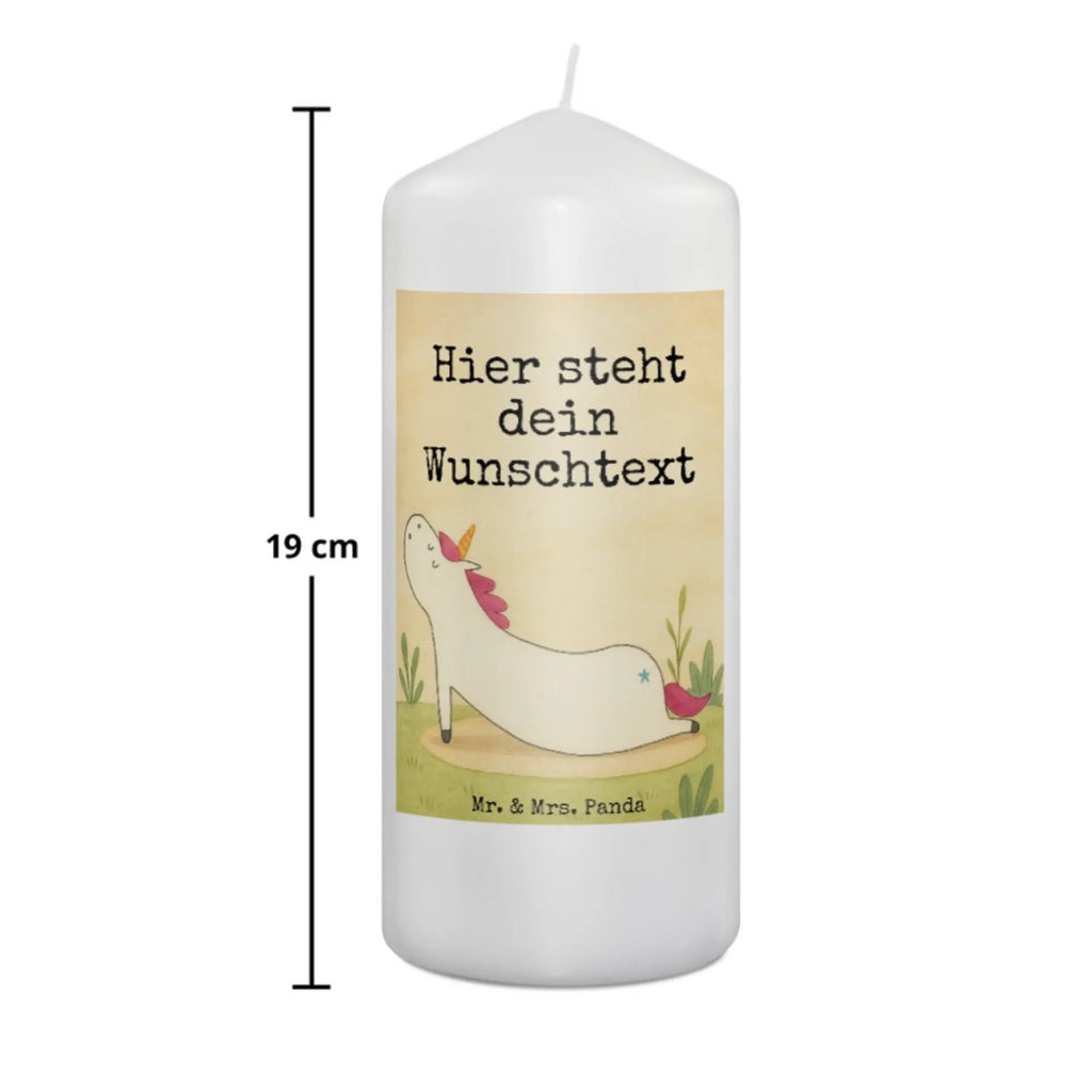 Personalizowana świeca jednorożec joga Design Jednorożec, jednorożce, dekoracje jednorożca, jednorożec