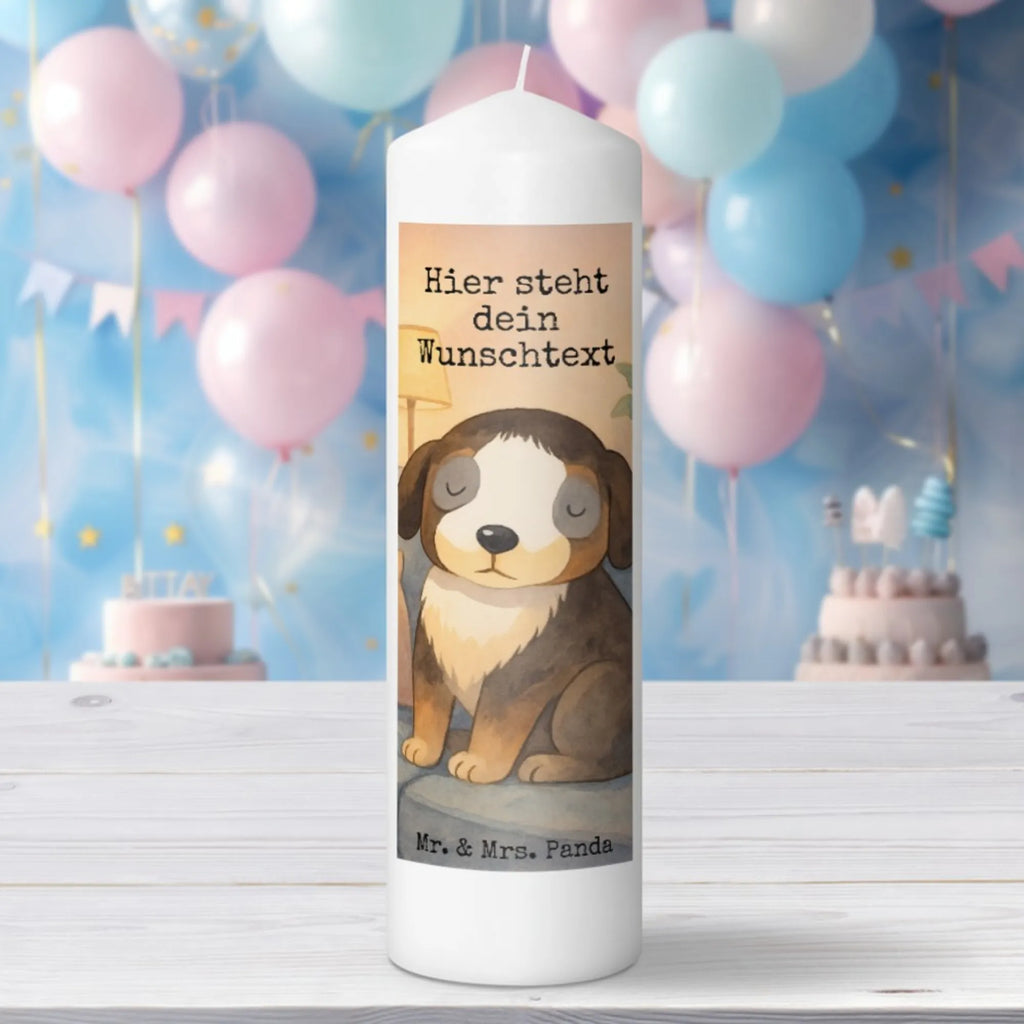 Personalizowana świeca pies relaks Design Pies, motyw psa, zwierzę domowe, rasa psa, miłośnik zwierząt, właściciel psa, powiedzenia