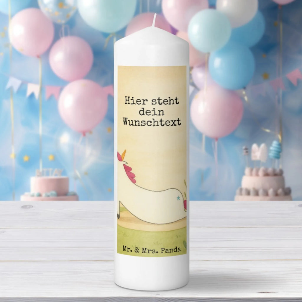 Personalizowana świeca jednorożec joga Design Jednorożec, jednorożce, dekoracje jednorożca, jednorożec