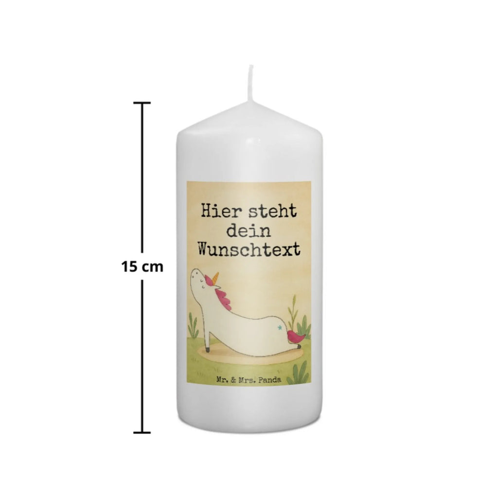 Personalizowana świeca jednorożec joga Design Jednorożec, jednorożce, dekoracje jednorożca, jednorożec