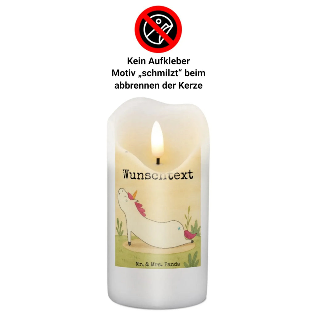 Personalizowana świeca jednorożec joga Design Jednorożec, jednorożce, dekoracje jednorożca, jednorożec