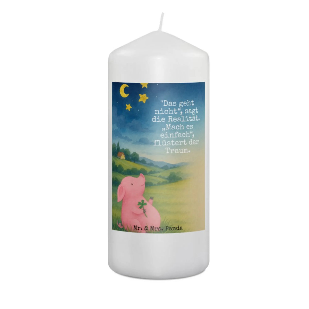 Candle Pig Luck Design hand drawn, gifts, card, funny sayings, animal lover, good mood, small animals, cute, special gifts, cute animal motives, gift ideas, Lucky bastard. Luck, stars, piglet, goals, asterisks, lucky charm