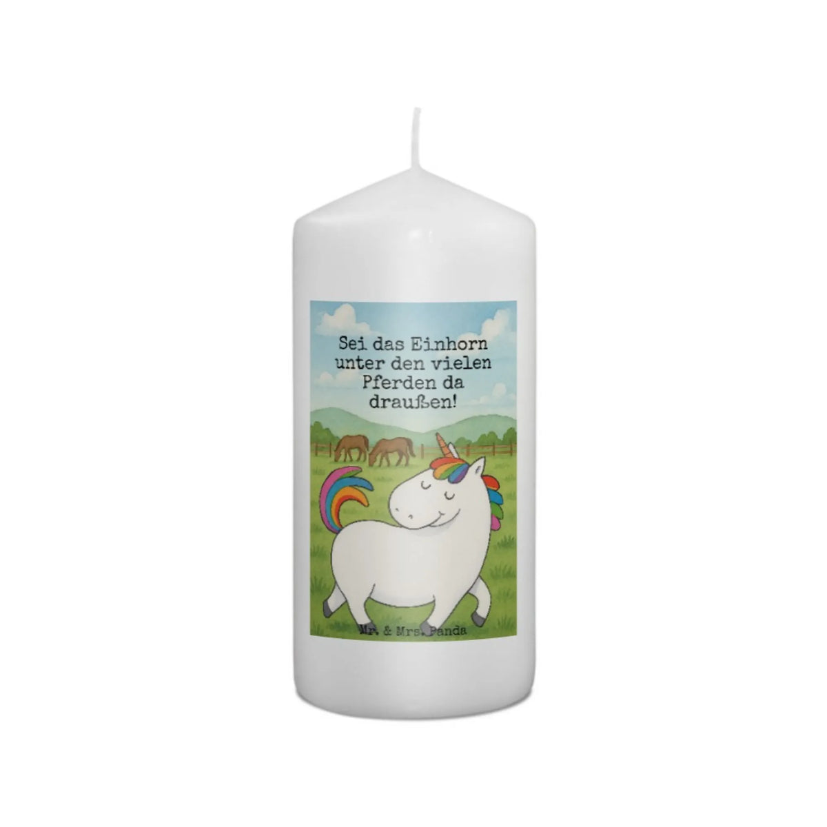 Candle unicorn Swagger Design proud, riding present, equestrian, riding, different, horse, girlfriend, riding gift