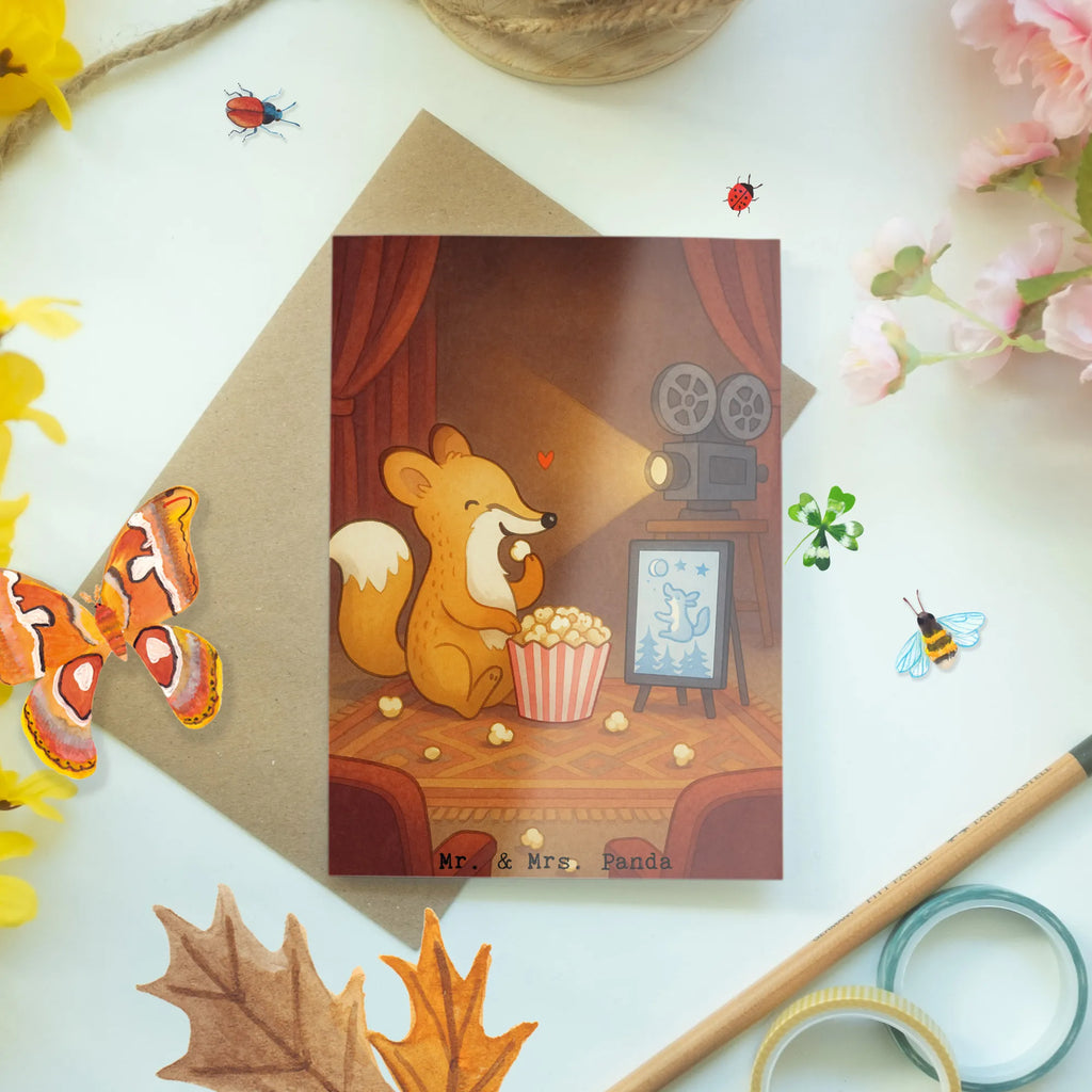 Grußkarte Fuchs Filme gucken Design Karte, Glückwunschkarte, Einladungskarte, Hochzeitskarte, Geburtstagskarte, Klappkarte, Ansichtskarten, Grußkarte, Geschenk, Sport, Sportart, Hobby, Schenken, Danke, Dankeschön, Auszeichnung, Gewinn, Sportler, TV, Fernsehen, Filme gucken, Kino, Filmabend