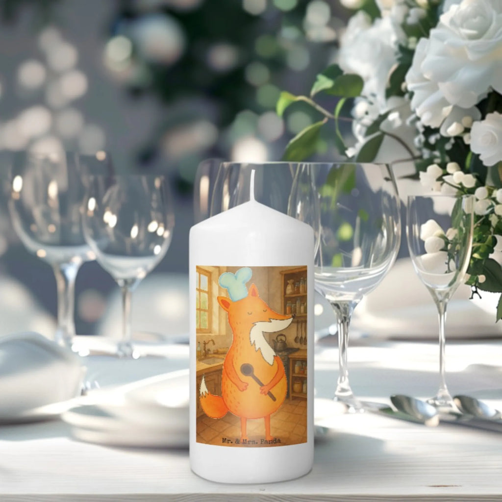 Candle Fox A cook Design fox, foxes, forest wildlife, clever as a fox, animal lover, Chefs, Kitchen decoration, Baker, Fox, Cook gift, Slogan funny, funny, Kitchen slogan, Party slogan