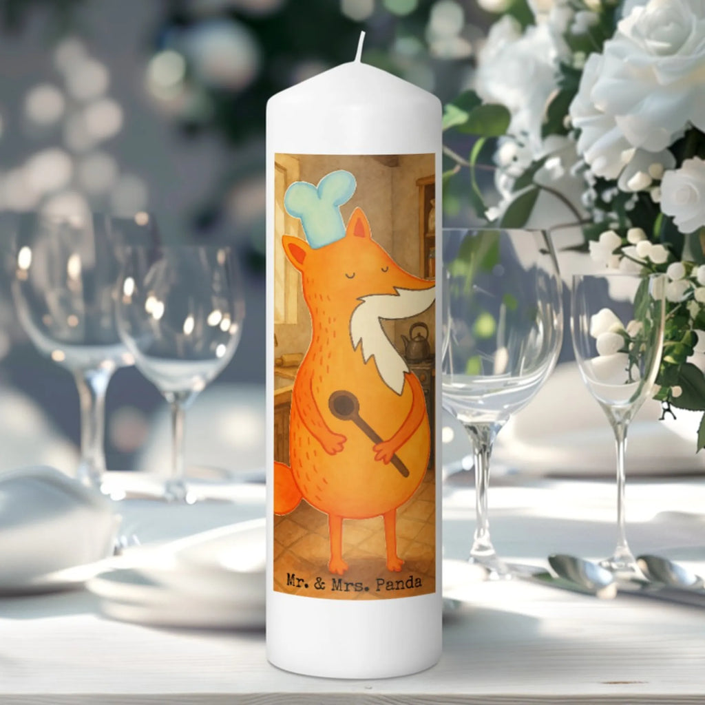 Candle Fox A cook Design fox, foxes, forest wildlife, clever as a fox, animal lover, Chefs, Kitchen decoration, Baker, Fox, Cook gift, Slogan funny, funny, Kitchen slogan, Party slogan