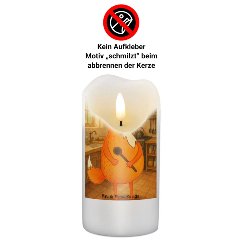 Candle Fox A cook Design fox, foxes, forest wildlife, clever as a fox, animal lover, Chefs, Kitchen decoration, Baker, Fox, Cook gift, Slogan funny, funny, Kitchen slogan, Party slogan