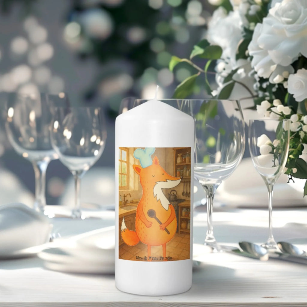Candle Fox A cook Design fox, foxes, forest wildlife, clever as a fox, animal lover, Chefs, Kitchen decoration, Baker, Fox, Cook gift, Slogan funny, funny, Kitchen slogan, Party slogan