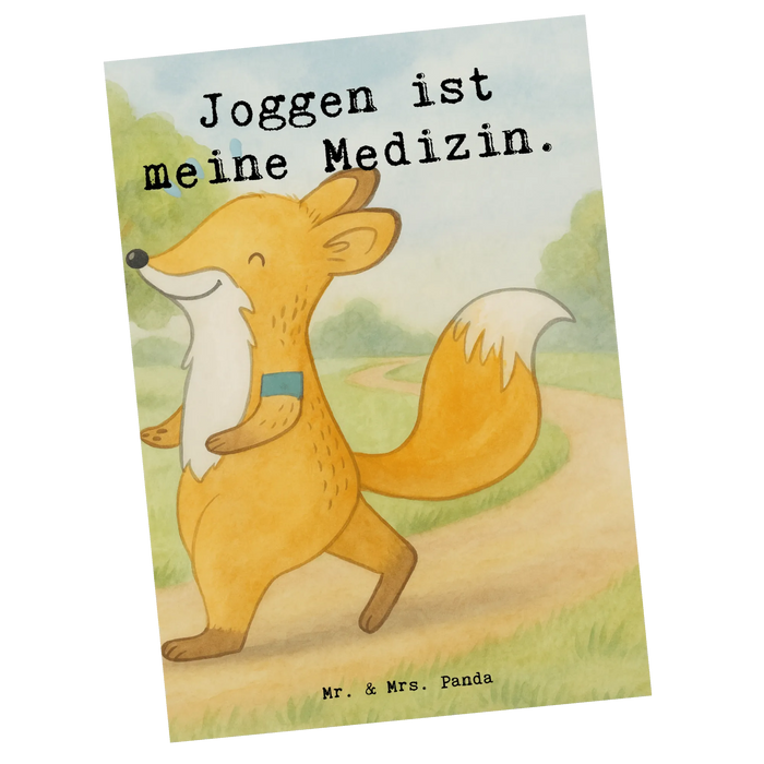Postcard Fox Jog Design
