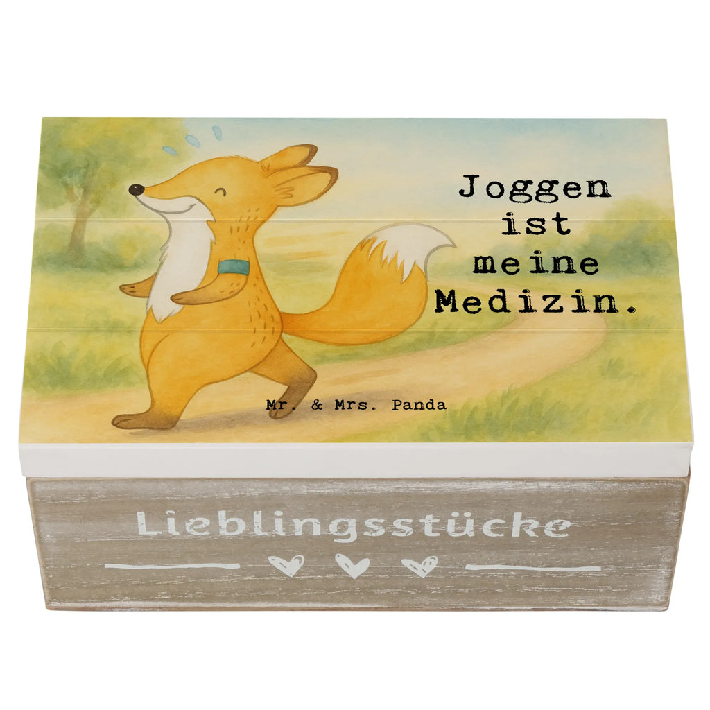 Holzkiste Fuchs Joggen Design Erinnerungskiste, Dekokiste, Holzkiste, XXL, Kiste, Schatzkiste, Aufbewahrungsbox, Geschenkbox, Erinnerungsbox, Schatulle, Truhe, Geschenkdose, Geschenk, Sport, Sportart, Hobby, Schenken, Danke, Dankeschön, Auszeichnung, Gewinn, Sportler, Dauerlauf, Laufsport, Joggen, Laufen