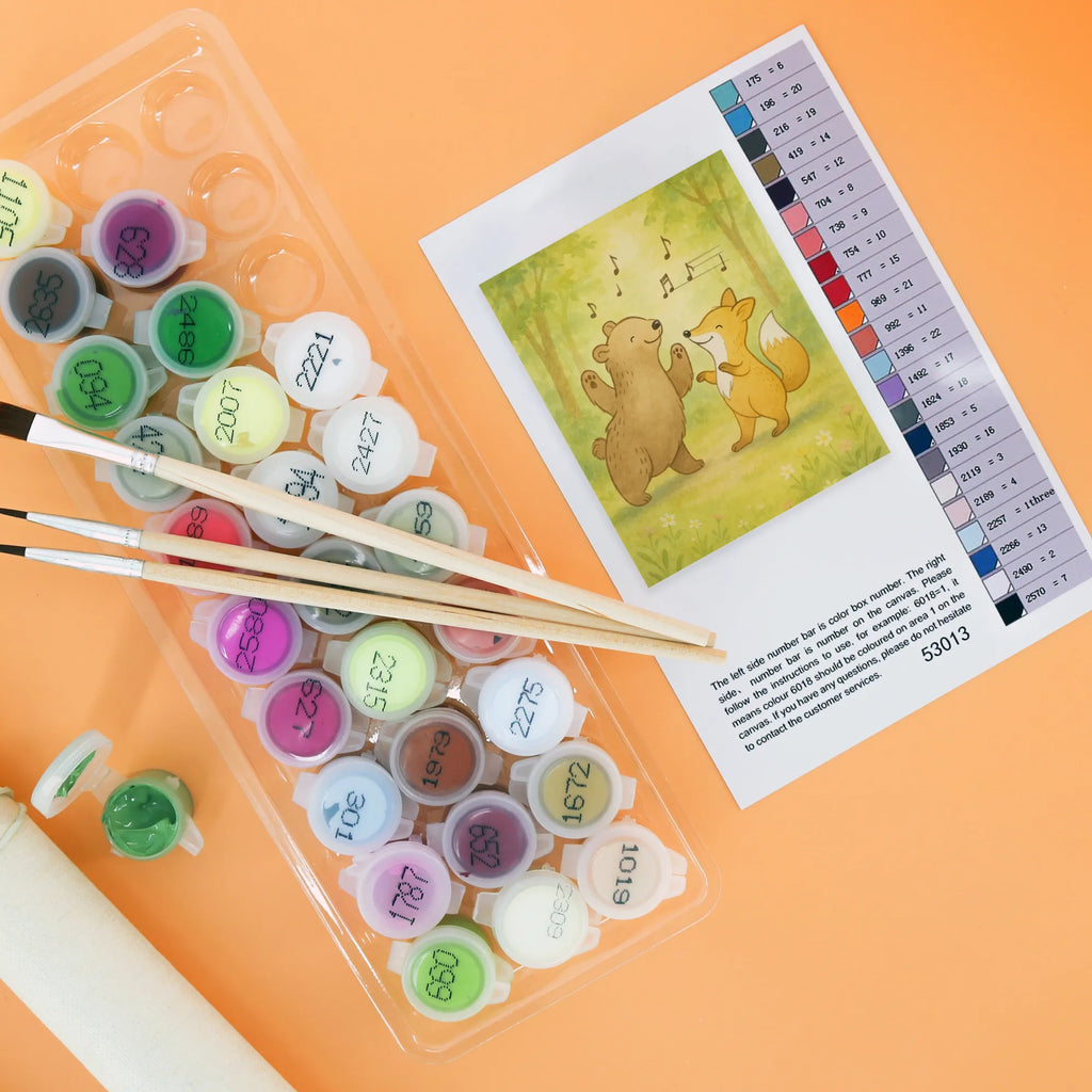 Malowanie według numerów zając taniec Design Prezent, Sport, Dyscyplina sportowa, Hobby, Darować, Dziękuję, Dzięki, Wyróżnienie, Wygrana, Sportowiec