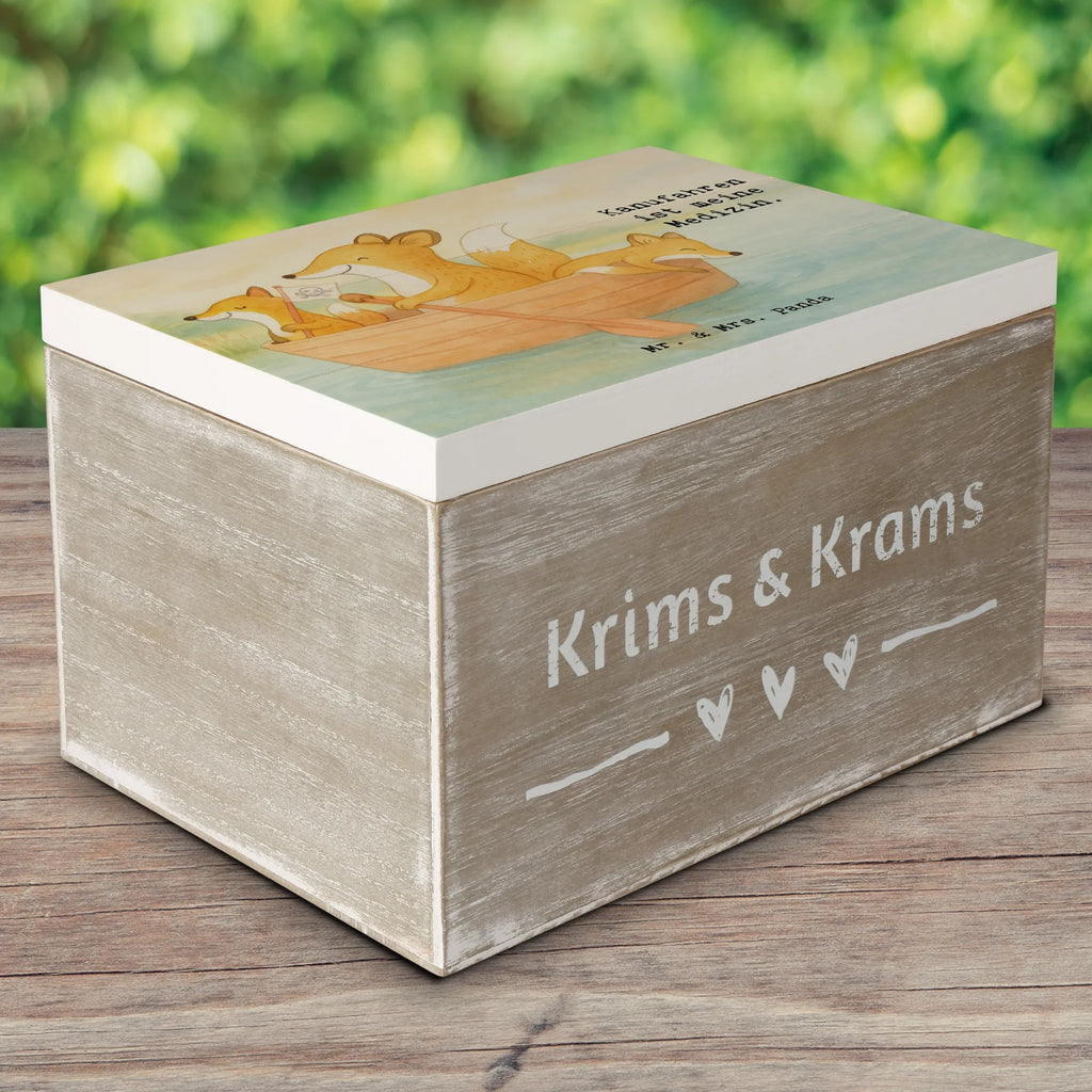 Holzkiste Fuchs Kanufahren Design Geschenkbox, Dekokiste, XXL, Aufbewahrungsbox, Erinnerungskiste, Schatzkiste, Schatulle, Holzkiste, Kiste, Truhe, Geschenkdose, Erinnerungsbox, Geschenk, Sport, Sportart, Hobby, Schenken, Danke, Dankeschön, Auszeichnung, Gewinn, Sportler, Kanutour, Kanu fahren, Kanu Schule, Paddeltour, Kanuverleih