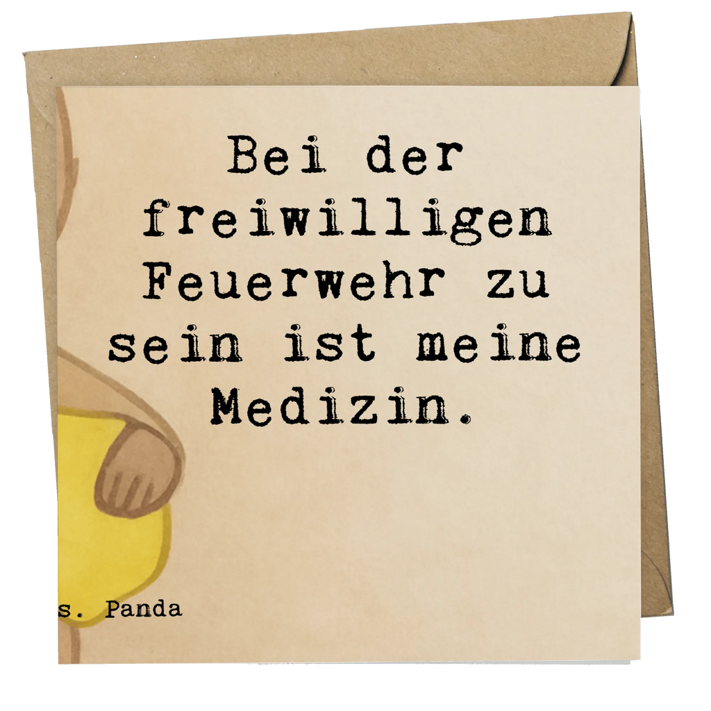 Deluxe Card bear Volunteer firefighter Design Hochwertige Klappkarte, Hochzeitskarte, Grußkarte, Glückwunschkarte, Geburtstagskarte, Hochwertige Grußkarte, Klappkarte, Einladungskarte, Karte, Geschenk, Sport, Sportart, Hobby, Schenken, Danke, Dankeschön, Auszeichnung, Gewinn, Sportler, Feuerwehrfest, Freiwillige Feuerwehr, Jugendfeuerwehr