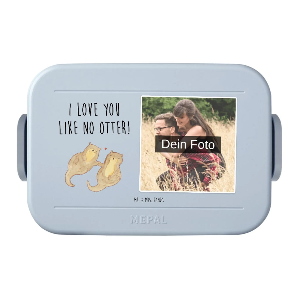 MEPAL Foto Bentobox Otter Hände halten Foto Brotdose, Foto Bentobox, Foto Lunchbox, Otter, Fischotter, Seeotter, Otter Seeotter See Otter