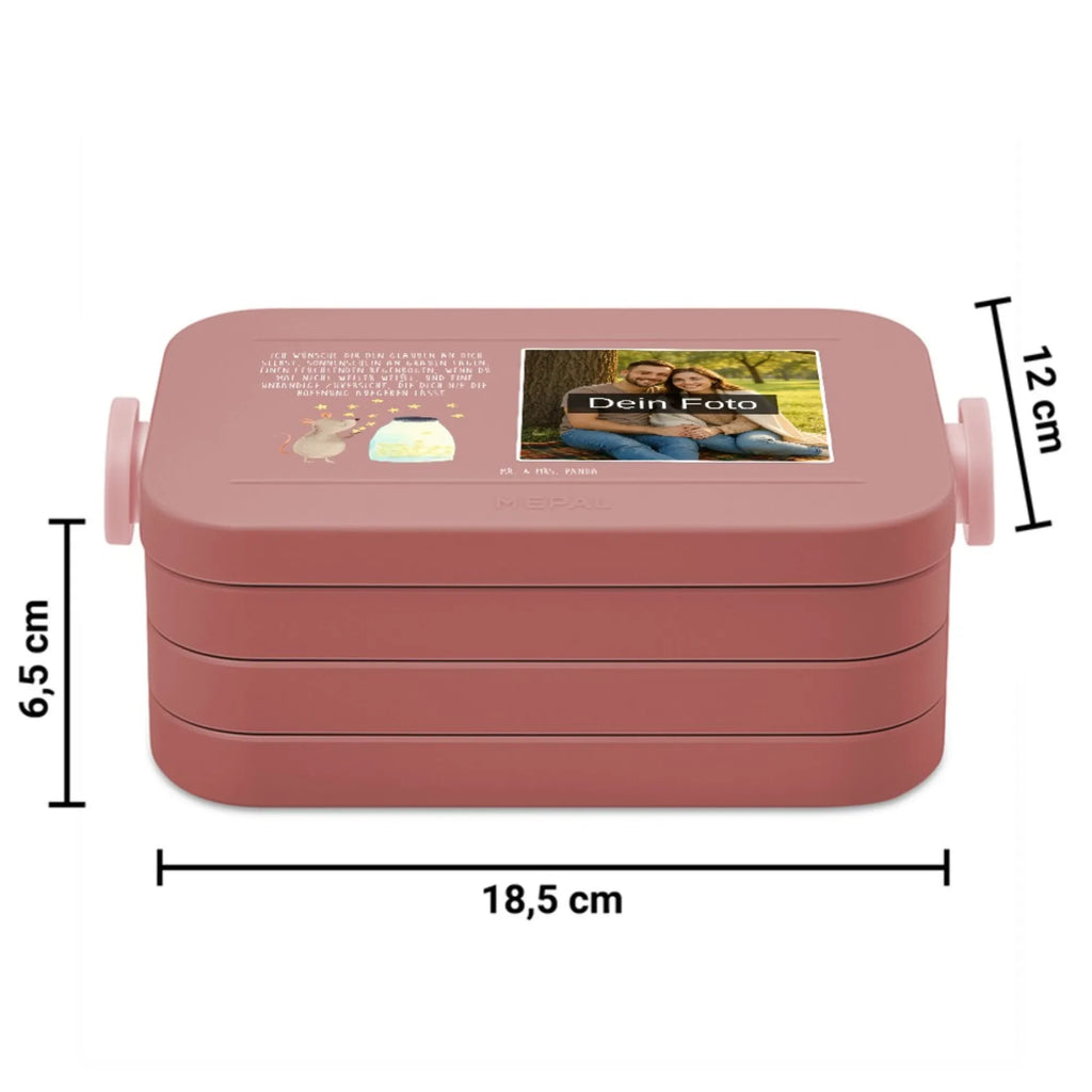 MEPAL Foto Bentobox Maus Sterne Foto Lunchbox, Foto Bentobox, Foto Brotdose, Tiermotive, Gute Laune, lustige Sprüche, Tiere, Wunsch, Geburt, Taufgeschenk, Träume, Schwangerschaft, erstes Kind, Kind, Taufe, Geburtstag, Kindergeburtstag, Maus, Sterne, Hoffnung