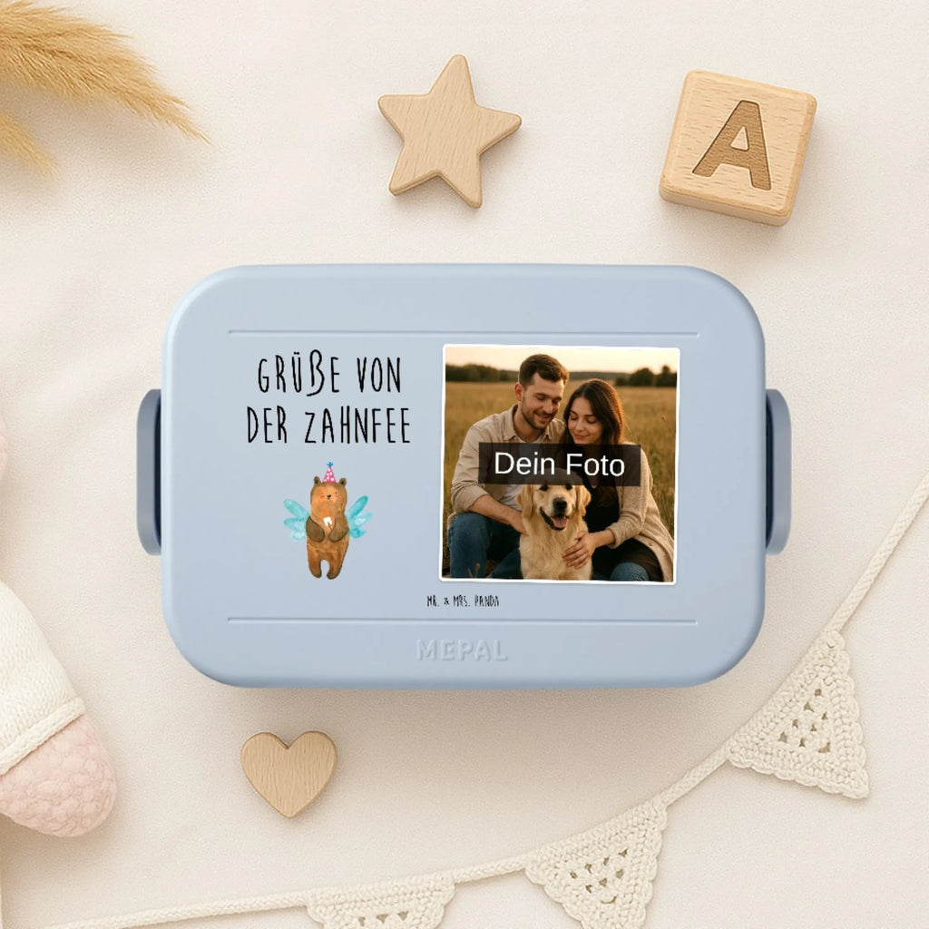 MEPAL Foto Bentobox Bär Zahnfee Foto Lunchbox, Foto Bentobox, Foto Brotdose, Bär, Teddy, Teddybär, Milchzahn, Fee, Zahnfee, Erster Zahn