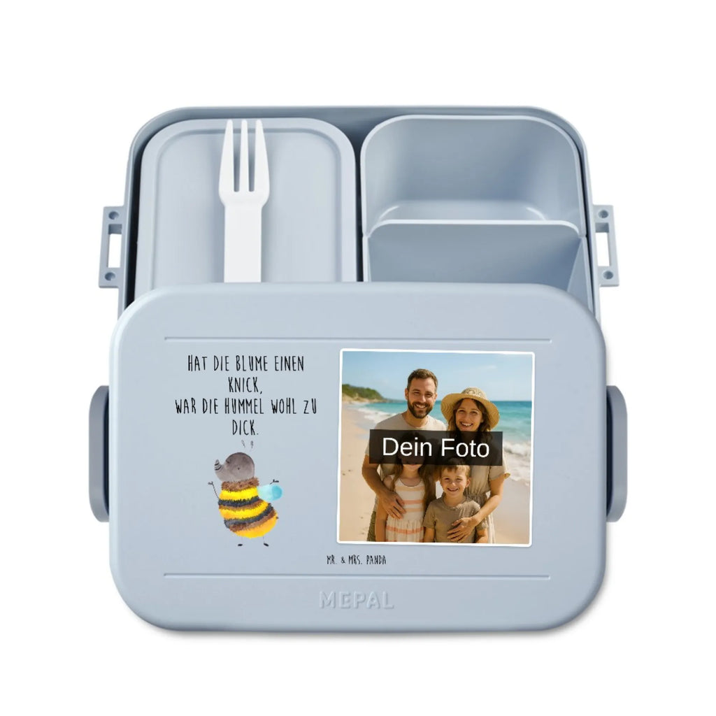MEPAL Foto Bentobox Hummel flauschig Foto Bentobox, Foto Brotdose, Foto Lunchbox, Tiermotive, Gute Laune, lustige Sprüche, Tiere, Blume, Hummel, Flauschig, Natur, Biene