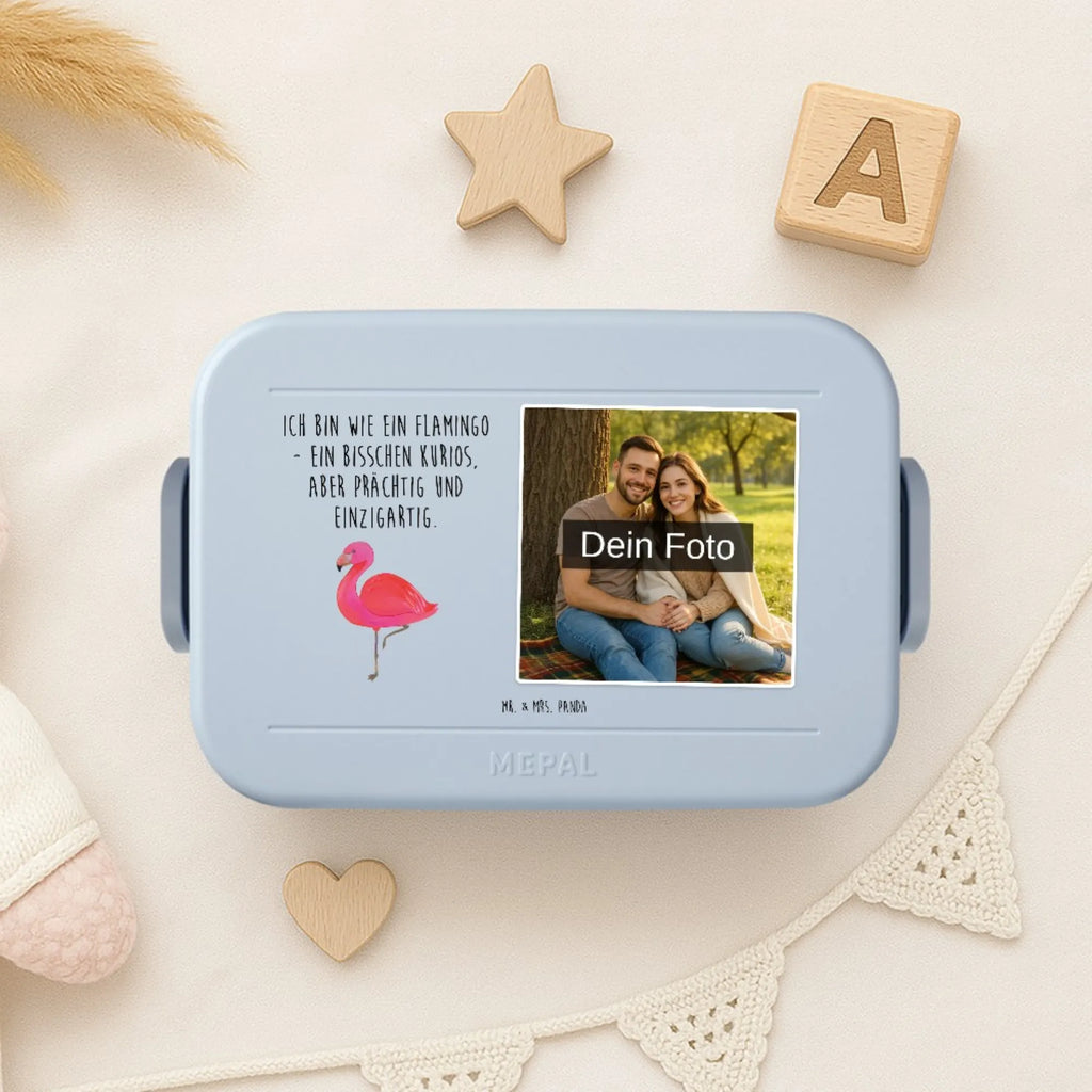MEPAL Foto Bentobox Flamingo Classic Foto Brotdose, Foto Lunchbox, Foto Bentobox, Flamingo, Stolz, Freundinnen, ich, Freundin, Sohn, Einzigartig, Tochter, Selbstliebe, für mich, Spruch, Geschwister, Außenseiter