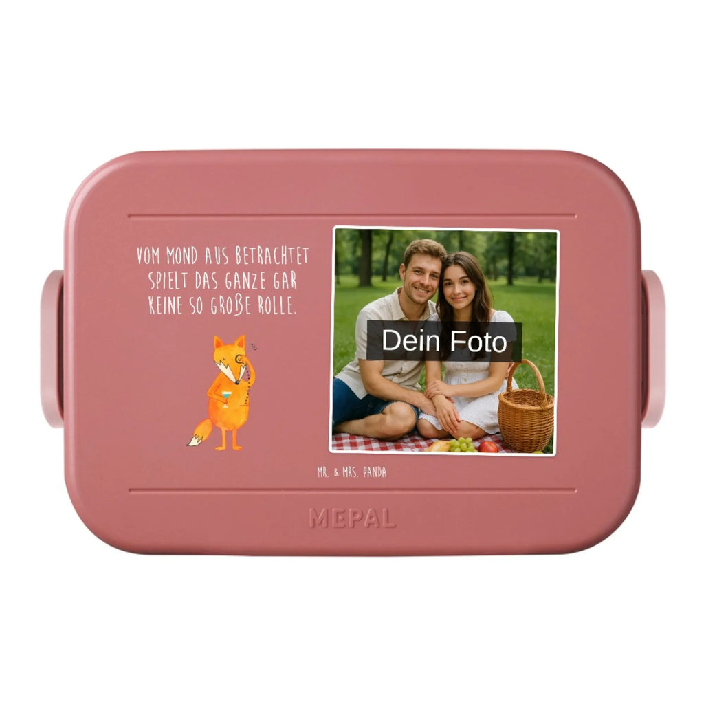 MEPAL Foto Bentobox Fuchs Lord Foto Brotdose, Foto Bentobox, Foto Lunchbox, Fuchs, Füchse, tröstende Worte, Motivation Spruch, Liebeskummer Geschenk, Problemlösung, Spruch lustig