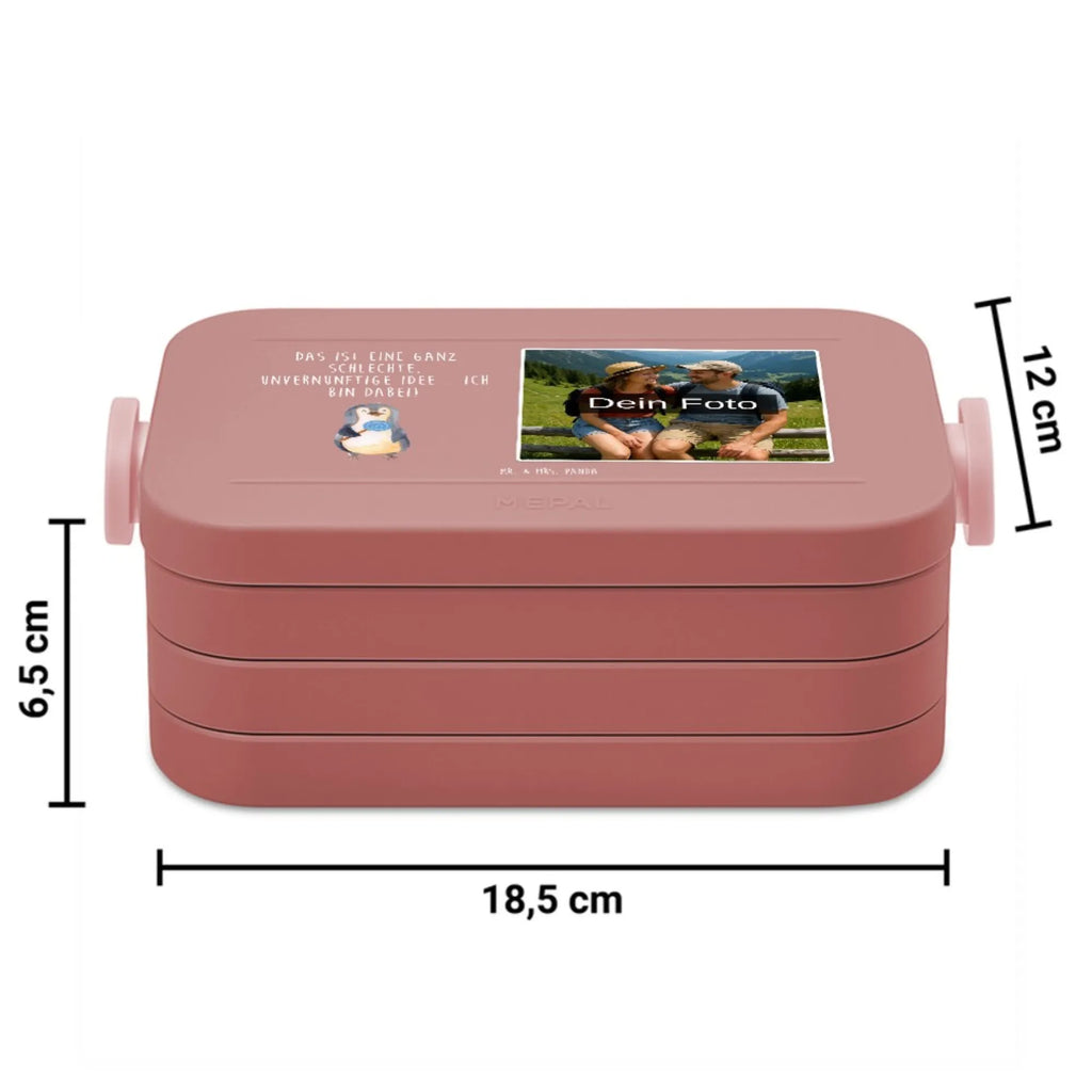 MEPAL Foto Bentobox Pinguin Lolli Foto Brotdose, Foto Lunchbox, Foto Bentobox, Pinguin, Süßigkeiten, Rabauke, Blödsinn, Pinguine, Ganove, Gauner, Spruch, Rebell, Lolli