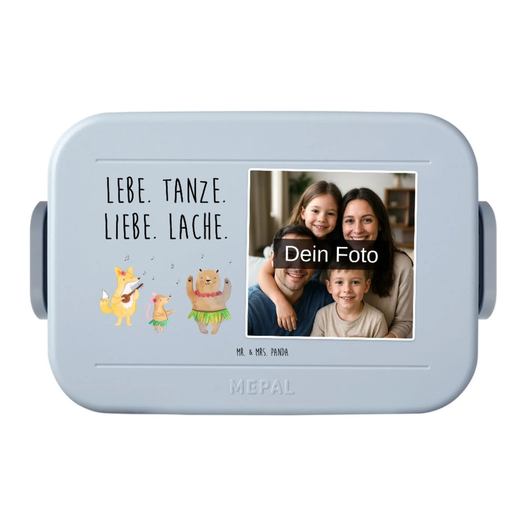 MEPAL Foto Bentobox Waldtiere Aloha Foto Lunchbox, Foto Bentobox, Foto Brotdose, Tiermotive, Gute Laune, lustige Sprüche, Tiere, Wald, Tanzen, Aloha, Igel, Lachen, Musik, Hase, Bär, Waldtiere, Leben