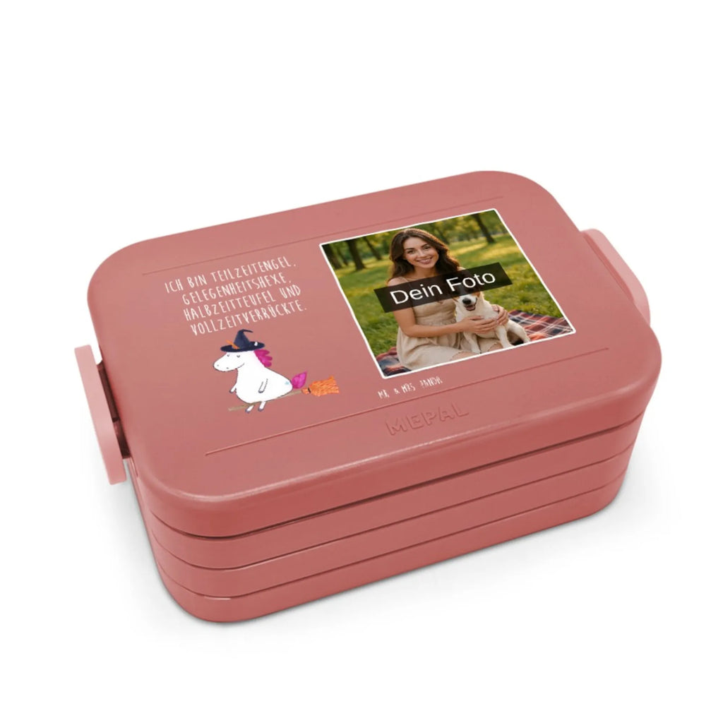 MEPAL Foto Bentobox Einhorn Hexe Foto Lunchbox, Foto Bentobox, Foto Brotdose, Einhorn, Einhörner, Einhorn Deko, Unicorn, Teufel, Frau, Zicke, Freundin, Engel, Verrückte, Ehefrau, Hexe, Leben