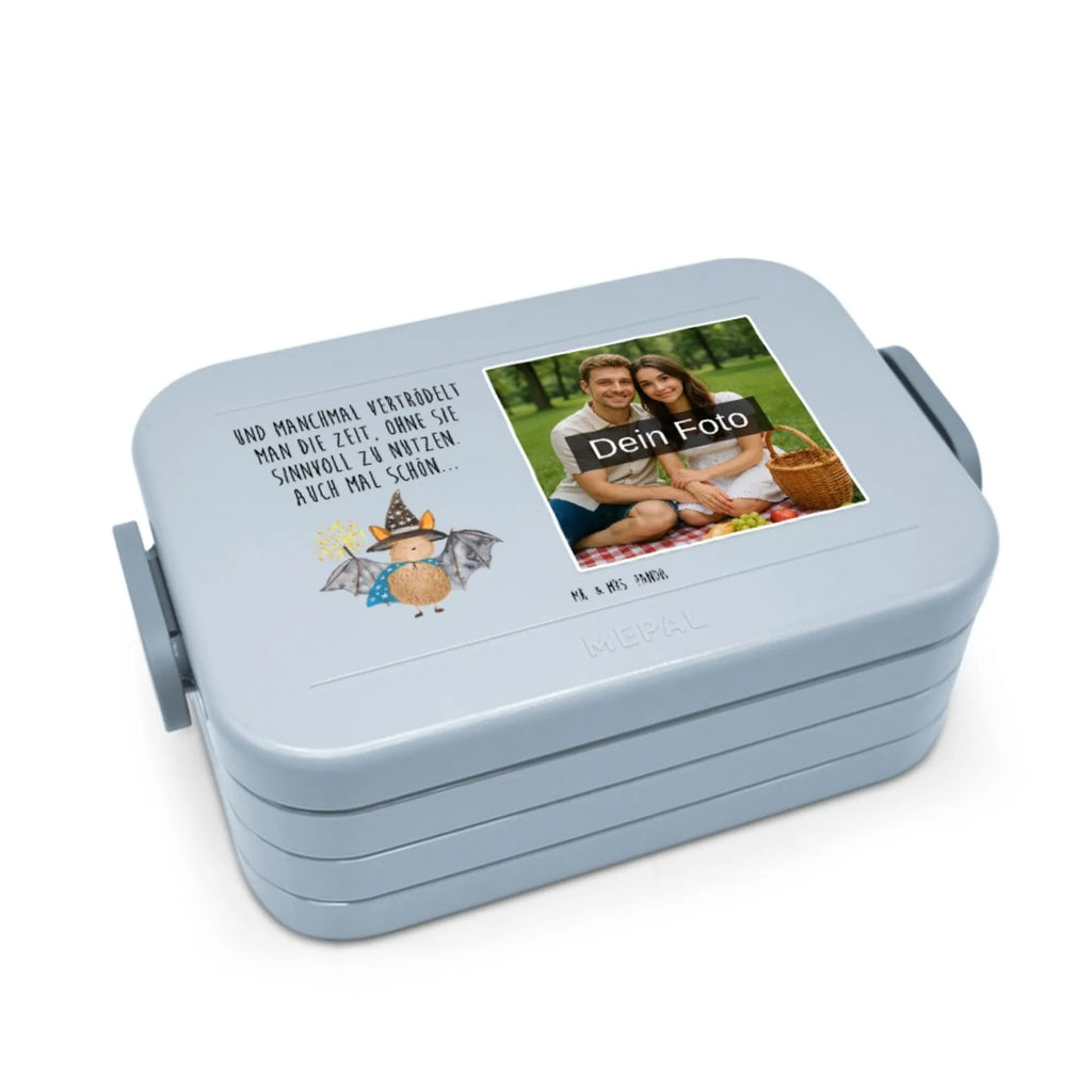 MEPAL Foto Bentobox Fledermaus Zauberer Foto Bentobox, Foto Brotdose, Foto Lunchbox, Tiermotive, Gute Laune, lustige Sprüche, Tiere, Magier, Fledermäuse, reinsteigern, Fledermaus, Frauen, Zauberer