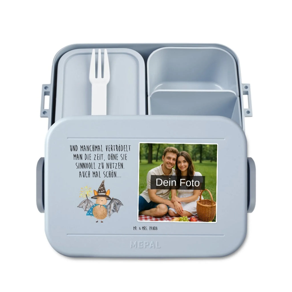 MEPAL Foto Bentobox Fledermaus Zauberer Foto Bentobox, Foto Brotdose, Foto Lunchbox, Tiermotive, Gute Laune, lustige Sprüche, Tiere, Magier, Fledermäuse, reinsteigern, Fledermaus, Frauen, Zauberer