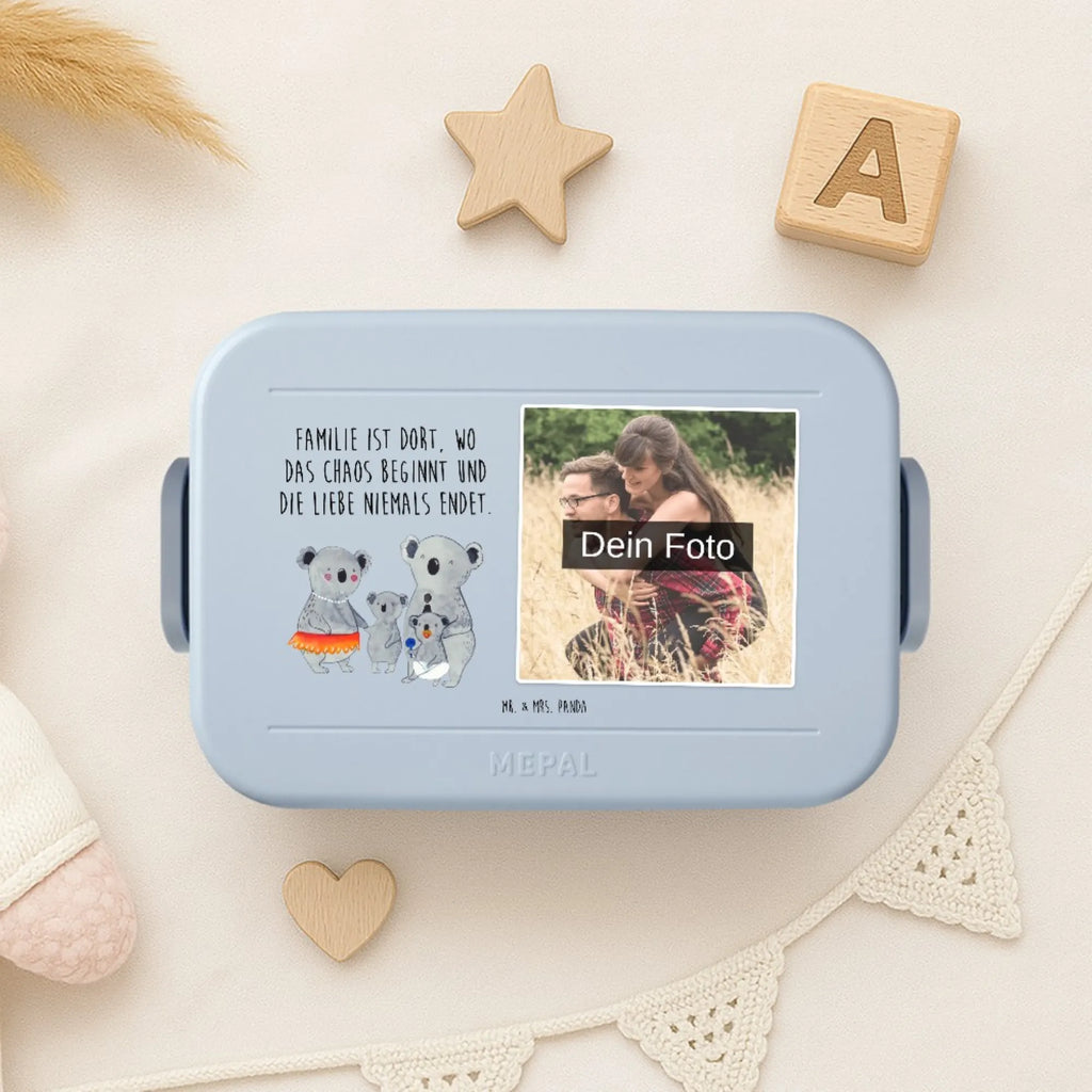 MEPAL Foto Bentobox Koala Familie Foto Brotdose, Foto Bentobox, Foto Lunchbox, Familie, Vatertag, Muttertag, Bruder, Schwester, Mama, Papa, Oma, Opa, Koala, Geschwister, Familienleben, Kinder, Koalas, Family