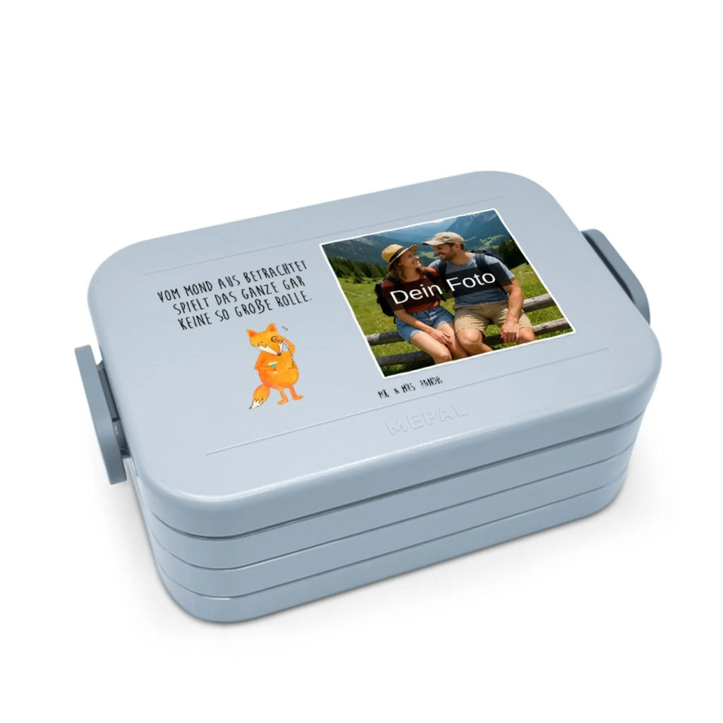 MEPAL Foto Bentobox Fuchs Lord Foto Brotdose, Foto Bentobox, Foto Lunchbox, Fuchs, Füchse, tröstende Worte, Motivation Spruch, Liebeskummer Geschenk, Problemlösung, Spruch lustig
