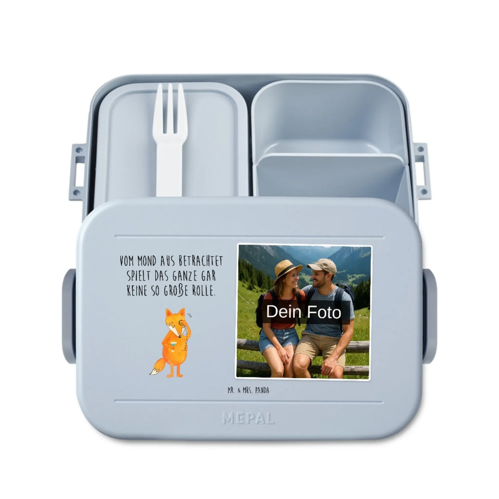MEPAL Foto Bentobox Fuchs Lord Foto Brotdose, Foto Bentobox, Foto Lunchbox, Fuchs, Füchse, tröstende Worte, Motivation Spruch, Liebeskummer Geschenk, Problemlösung, Spruch lustig