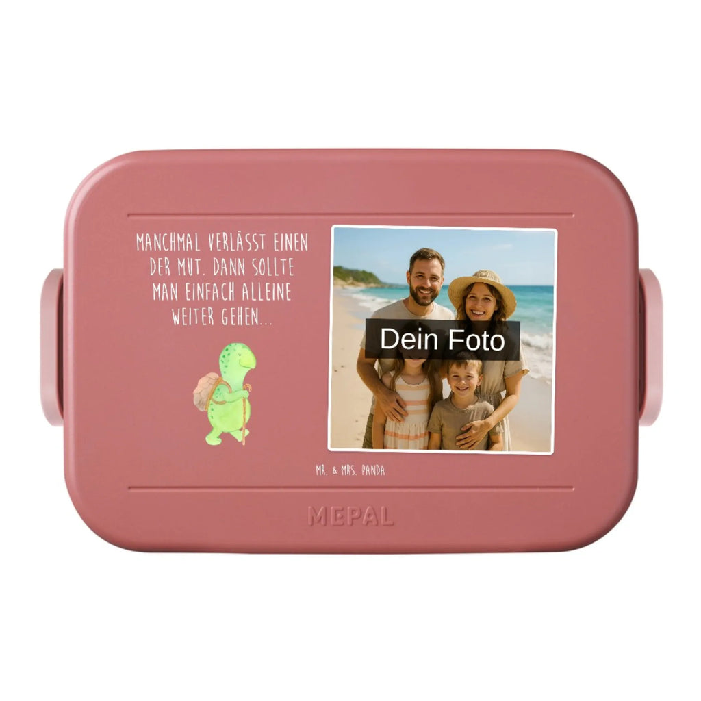 MEPAL Foto Bentobox Schildkröte Wanderer Foto Brotdose, Foto Lunchbox, Foto Bentobox, Schildkröte, Schildkröten, Motivationsspruch, Motivationssprüche, Neuanfang, Motivation