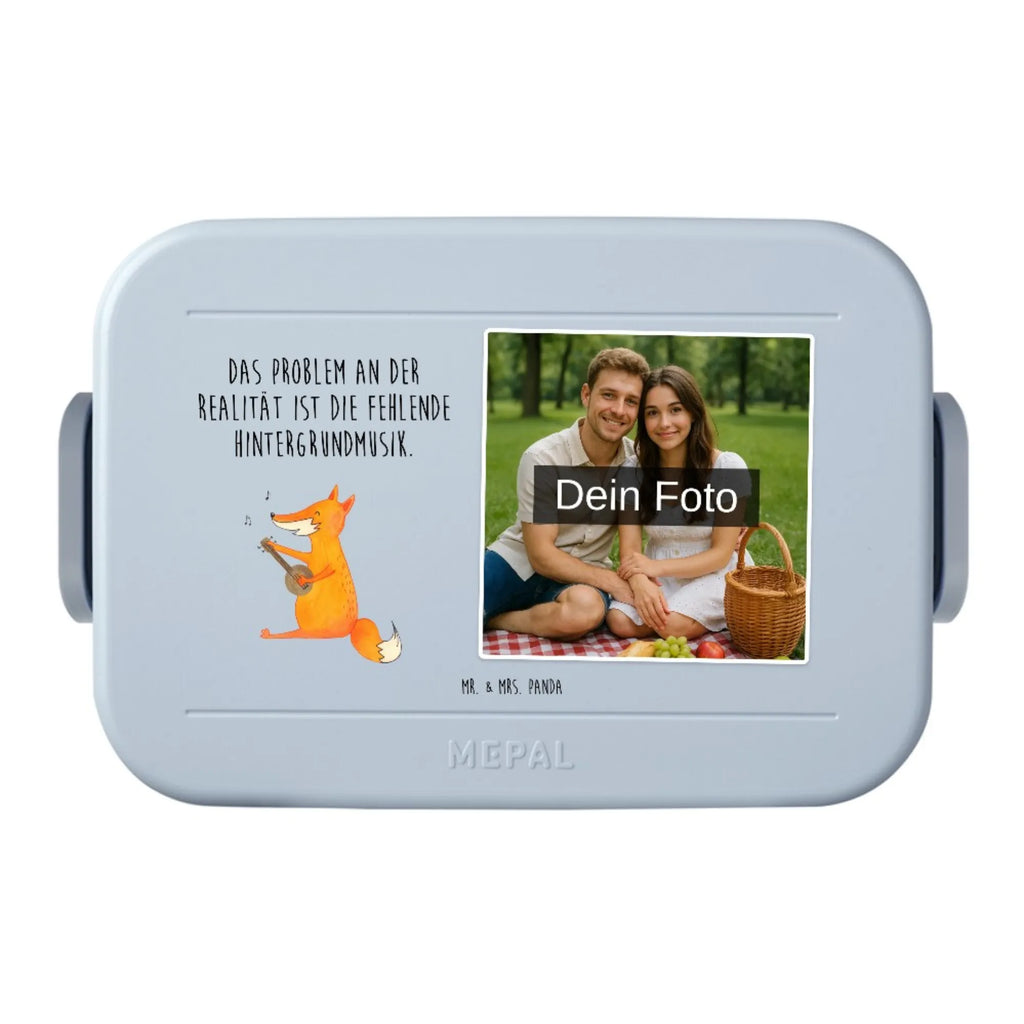 MEPAL Foto Bentobox Fuchs Gitarre Foto Bentobox, Foto Lunchbox, Foto Brotdose, Fuchs, Musik Spruch, Geschenk Musiker, Füchse, Sänger, Sängerin, Musikerin, Gitarre