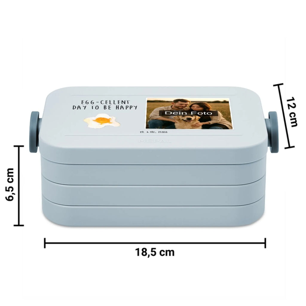MEPAL Foto Bentobox Spiegelei Ei Foto Bentobox, Foto Lunchbox, Foto Brotdose, Tiermotive, Gute Laune, lustige Sprüche, Tiere, Spiegelei, Liebe, Schön, Ei, Glücklich, Tag