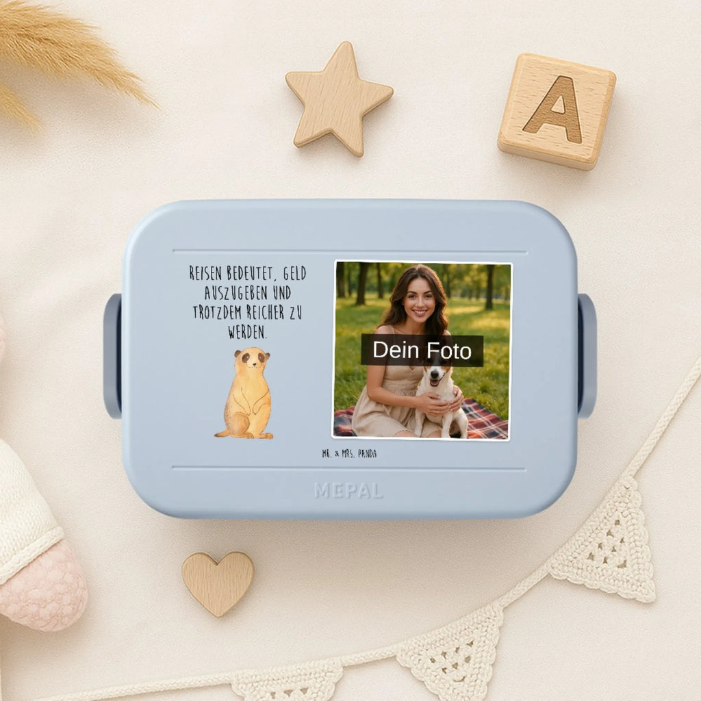 MEPAL Foto Bentobox Erdmännchen Foto Brotdose, Foto Bentobox, Foto Lunchbox, Afrika, Wildtiere, Afrikareise, Roadtrip, Traveling, Spruch, Reisen, Erdmännchen, Weltreise