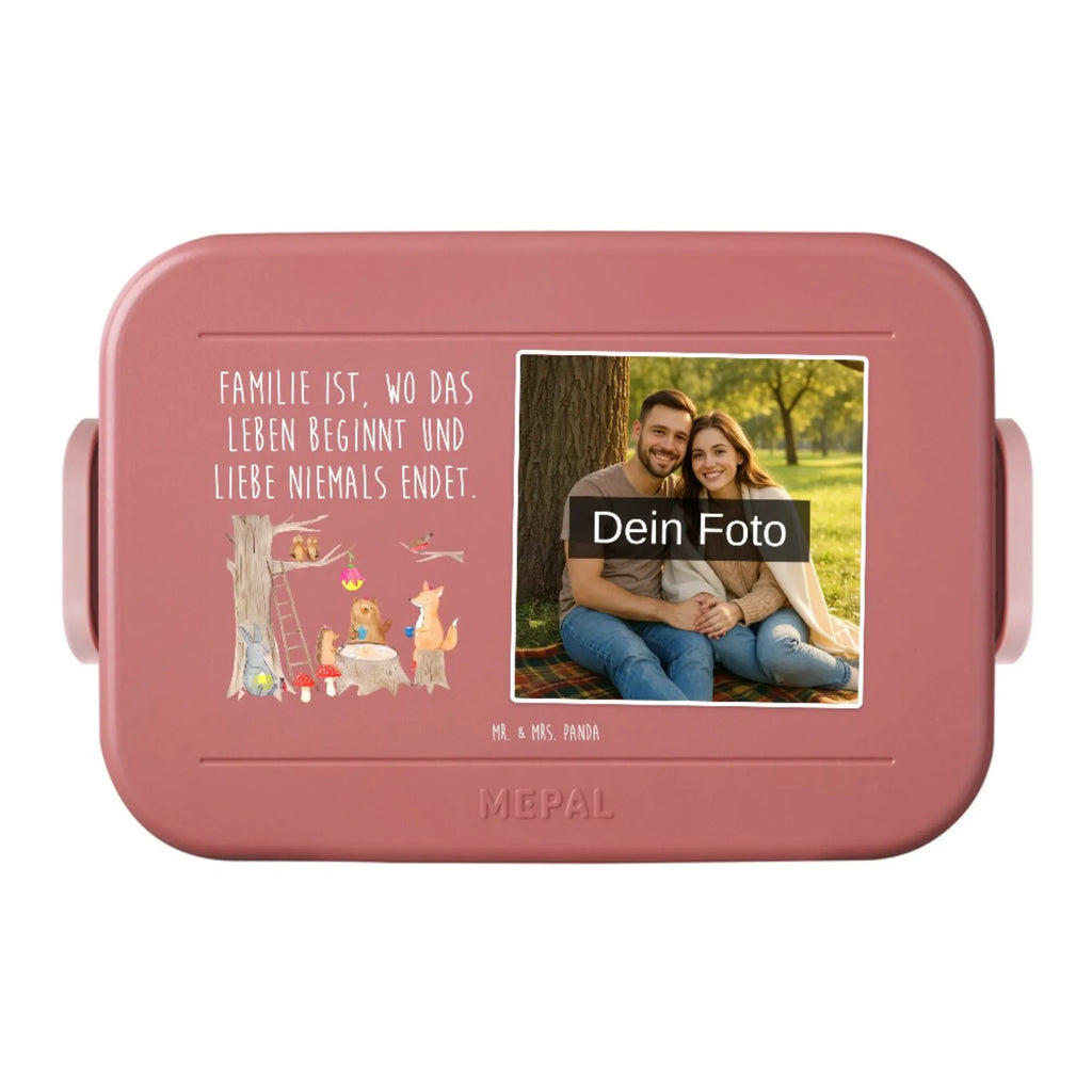 MEPAL Foto Bentobox Waldtiere Picknick Foto Brotdose, Foto Bentobox, Foto Lunchbox, Tiermotive, Gute Laune, lustige Sprüche, Tiere, Wald, Igel, Eichhörnchen, Fuchs, Waldtiere, Maus, Picknick, Hase