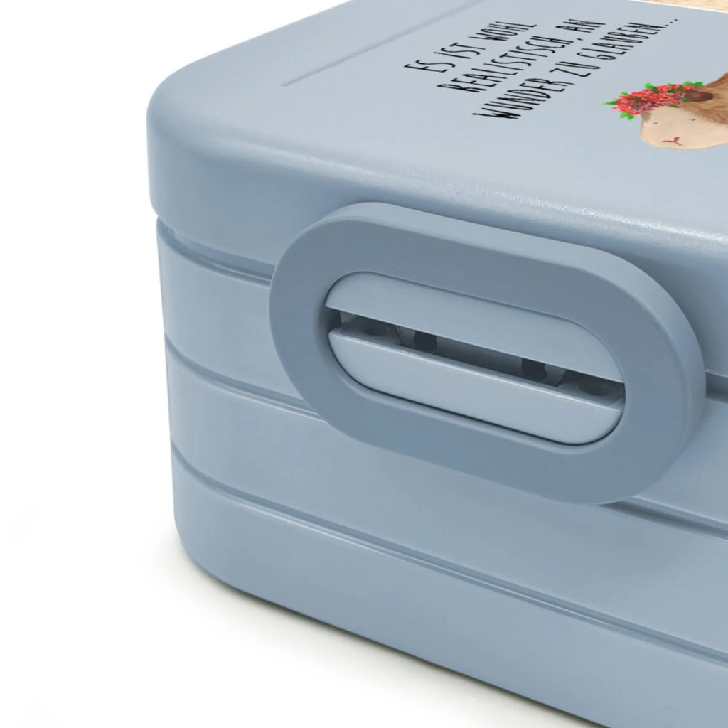 MEPAL Foto Bentobox Meerschweinchen Weisheit Foto Lunchbox, Foto Brotdose, Foto Bentobox, Tiermotive, Gute Laune, lustige Sprüche, Tiere, Wunder, Spruch, Meerschweinchen, Realität, Motivation, Wunderland, Meeries, Weisheit, Blumenkind, Meerie