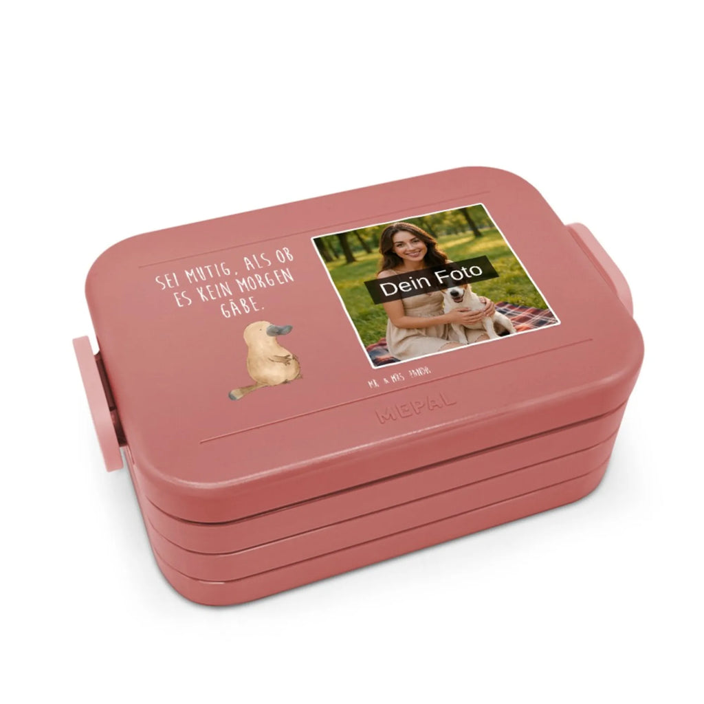 MEPAL Foto Bentobox Schnabeltier Mut Foto Lunchbox, Foto Bentobox, Foto Brotdose, Meerestiere, Meer, Urlaub, Arbeit, Motivation, Lebensweisheit, Weltreise, Raodtrip, Training, Büro, Mut, Schnabeltier, Neustart, Schnabeltiere, mutig, Neuanfang