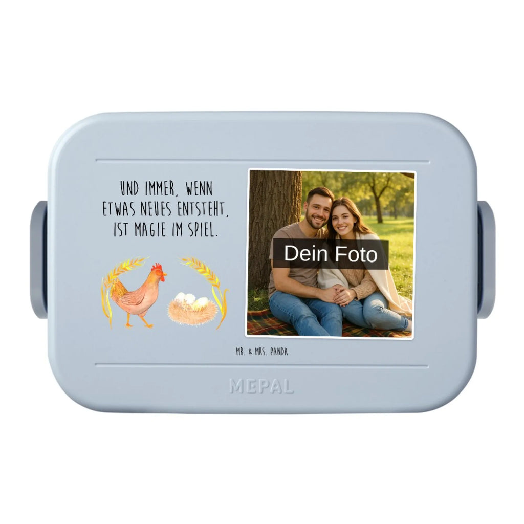 MEPAL Foto Bentobox Huhn Stolz Foto Lunchbox, Foto Brotdose, Foto Bentobox, Bauernhof, Hoftiere, Landwirt, Landwirtin, Spruch, Magie, Motivation, Hühner, Landleben, Geburt, Hof, Hahn, Henne, Schwangerschaft, Eier