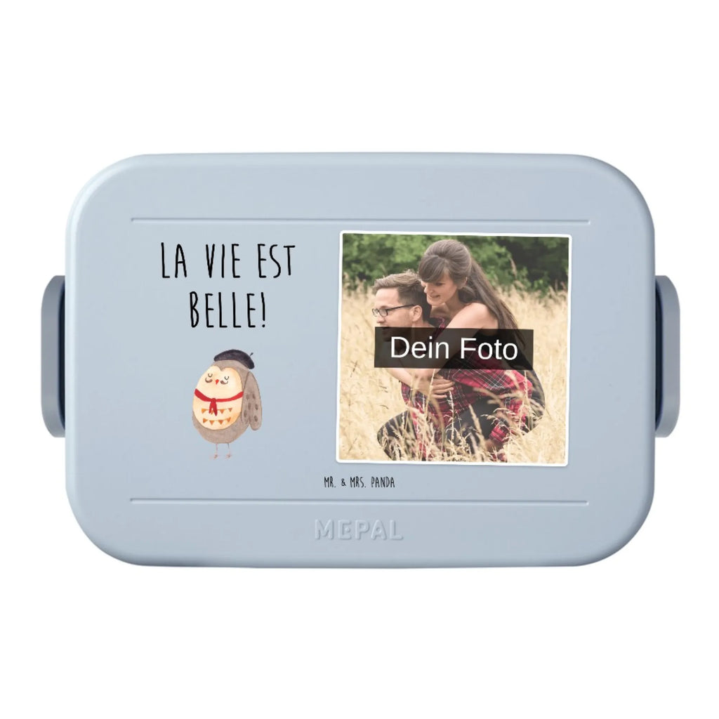 MEPAL Foto Bentobox Eule Frankreich Foto Bentobox, Foto Lunchbox, Foto Brotdose, Eule, La vie est belle, hibou, Owl, Eule Deko, das Leben ist schön, Eulen, Frankreich, Spruch schön, Spruch Französisch