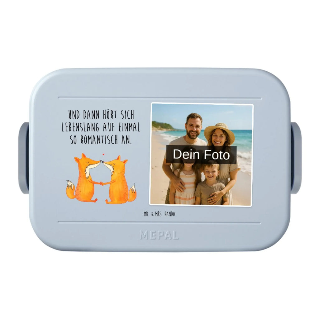 MEPAL Foto Bentobox Füchse Liebe Foto Lunchbox, Foto Brotdose, Foto Bentobox, Fuchs, Fox, Verlobte, Füchse, Ehe, Ehefrau, Ehemann, Freund, Partner, Paar, Freundin, Liebespaar, Liebe, Liebesbeweis