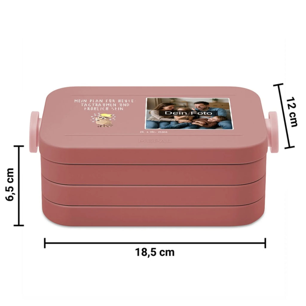 MEPAL Foto Bentobox Waschbär Foto Bentobox, Foto Brotdose, Foto Lunchbox, Tiermotive, Gute Laune, lustige Sprüche, Tiere, Seifenblasen, Plan, Waschbär, Tagträumen, waschen, Fröhlich