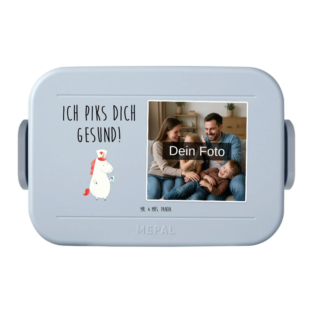 MEPAL Foto Bentobox Einhorn Krankenschwester Foto Brotdose, Foto Bentobox, Foto Lunchbox, Einhorn, Einhörner, Einhorn Deko, Unicorn, Krankenschwester Geschenk, Krankenpflegerin, Krankenschwester Dankeschön, Ärztin Geschenk, Krankenhaus, Krankenpfleger Geschenk