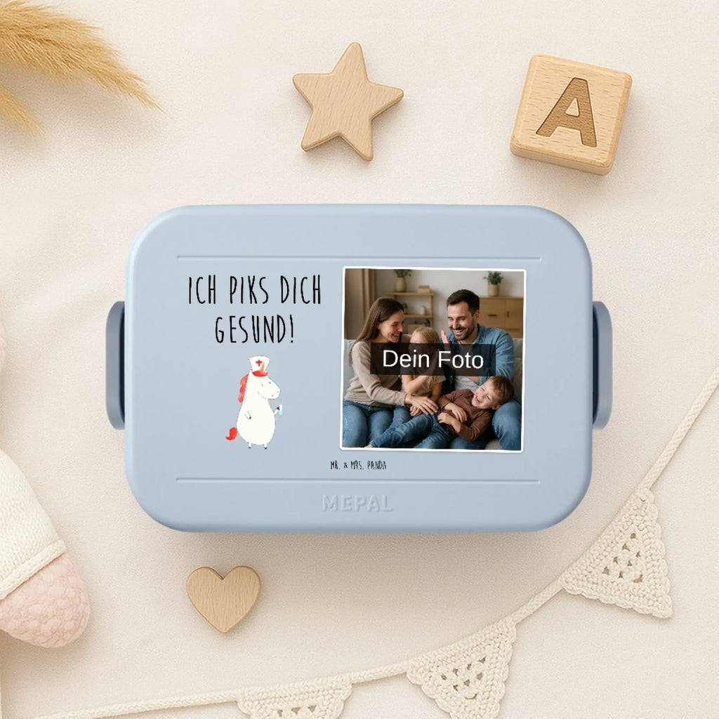 MEPAL Foto Bentobox Einhorn Krankenschwester Foto Brotdose, Foto Bentobox, Foto Lunchbox, Einhorn, Einhörner, Einhorn Deko, Unicorn, Krankenschwester Geschenk, Krankenpflegerin, Krankenschwester Dankeschön, Ärztin Geschenk, Krankenhaus, Krankenpfleger Geschenk