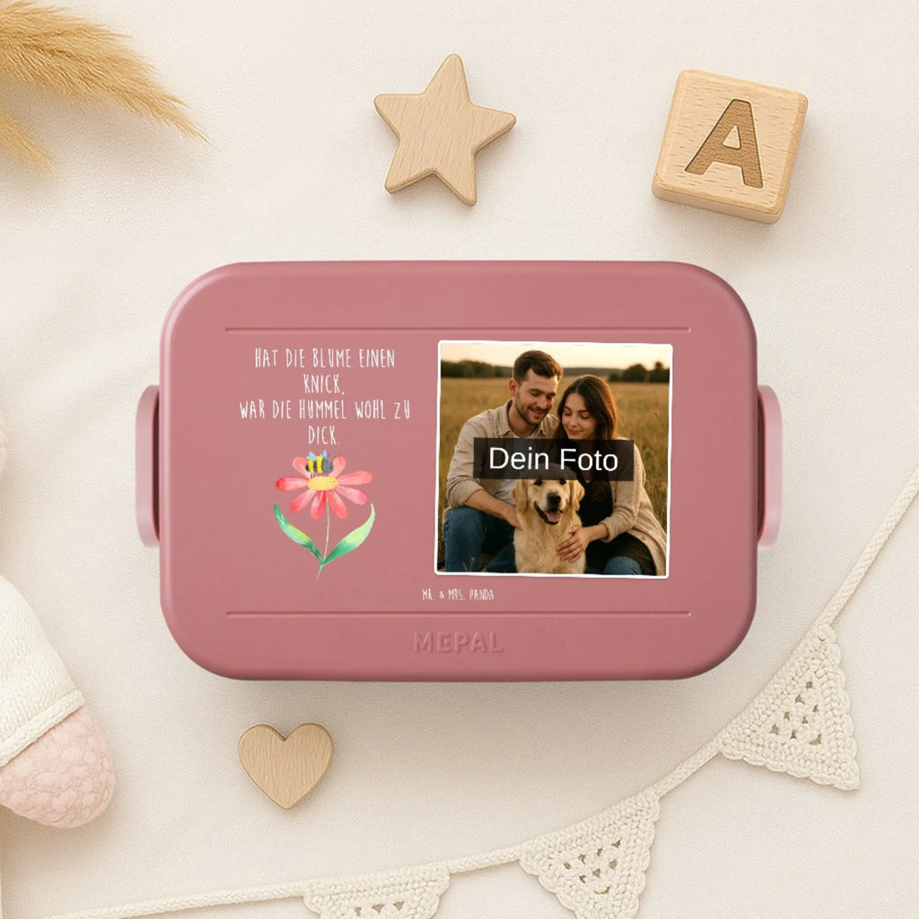 MEPAL Foto Bentobox Hummel Blume Foto Brotdose, Foto Bentobox, Foto Lunchbox, Tiermotive, Gute Laune, lustige Sprüche, Tiere, Natur, Biene, Wespe, Feld, Hummeln, Hummel, Blume, Flauschig