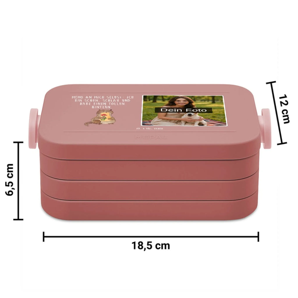 MEPAL Foto Bentobox Otter Blumenstrauß Foto Bentobox, Foto Brotdose, Foto Lunchbox, Otter, Fischotter, Seeotter, Otter Seeotter See Otter